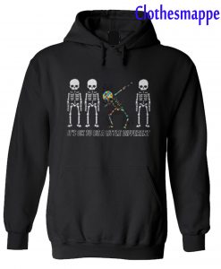Autism Dabbing Skeleton it’s Ok To Be a Little Different Hoodie