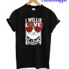 I Willie Love Christmas Willie Nelson T-Shirt