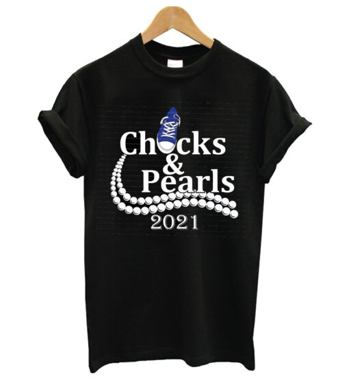 Chucks and Pearls t shirt