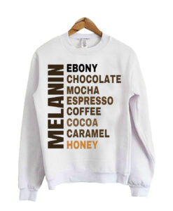 MELANIN ebony sweatshirt