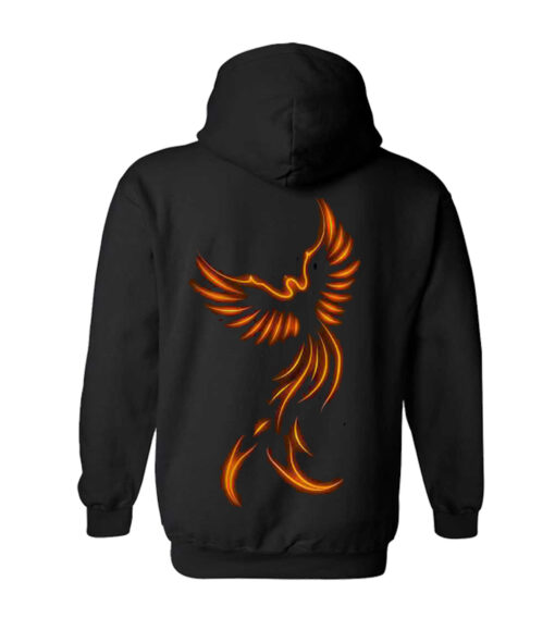 burung phoenix hoodie