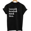 Savannah Bernadine Robin Glorin T-Shirt