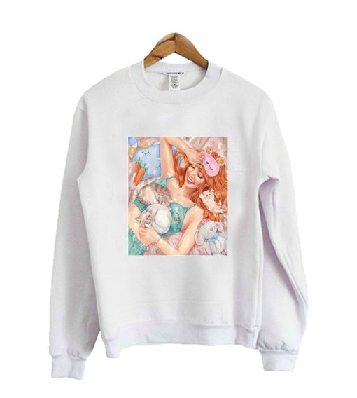 Girl&cats Sweatshirt