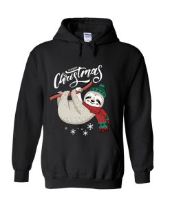 Merry Christmas Sloth Lovers Hoodie