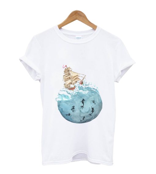 Sailing to the mermaids T-Shirt