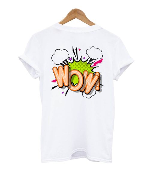 Speech Bubbles, WOW T-Shirt'