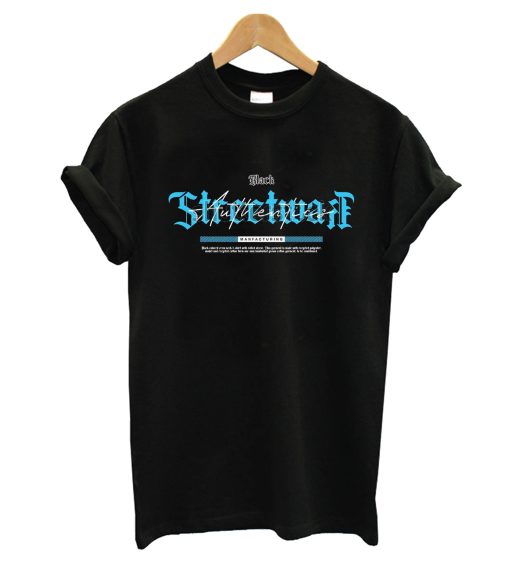 Black Streetwear Authentics T-Shirt'