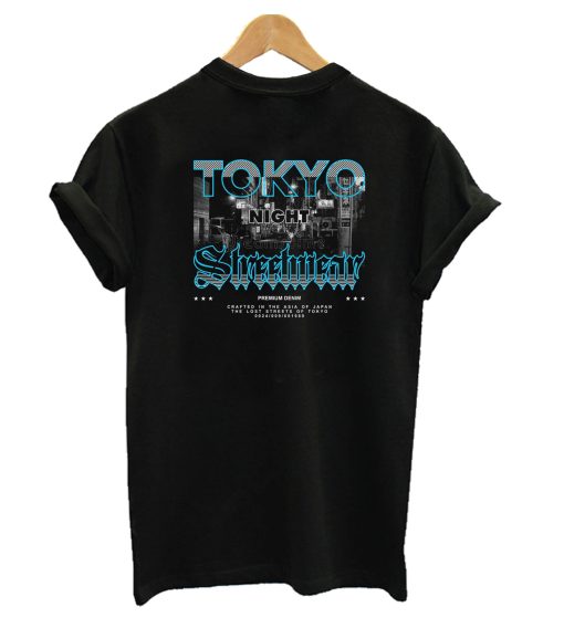 Tokyo Night City Streetwear T-Shirt '