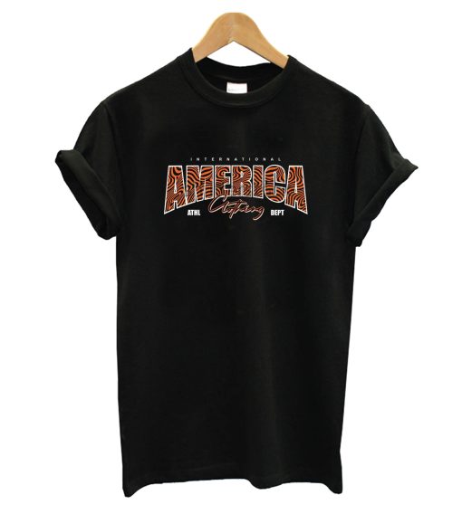 Vektor Stok American Clothing T-Shirt '