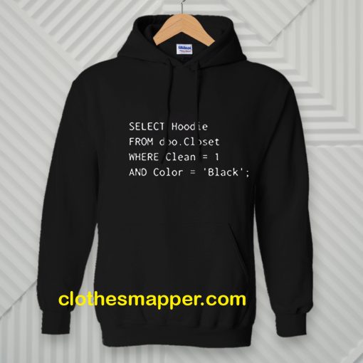 Funny SQL hoodie for Programmer
