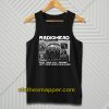 Radiohead Right Hand Pull Trigger Left Hand Shrug Shoulder tank top