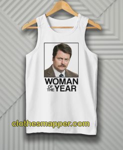 Ron Swanson Woman of the Year Parks and Recreation Tank Top