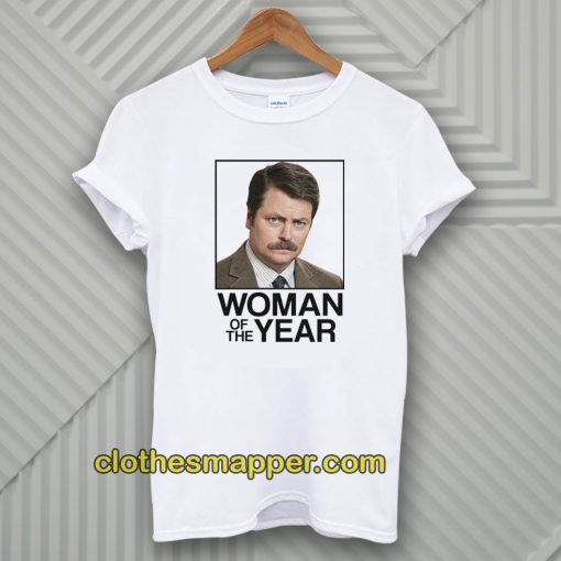 Ron Swanson Woman of the Year Parks and Recreation T-shirt