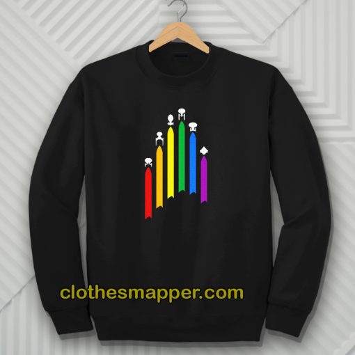 Star Trek Gay Pride Sweatshirt