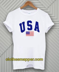 USA White T-Shirt