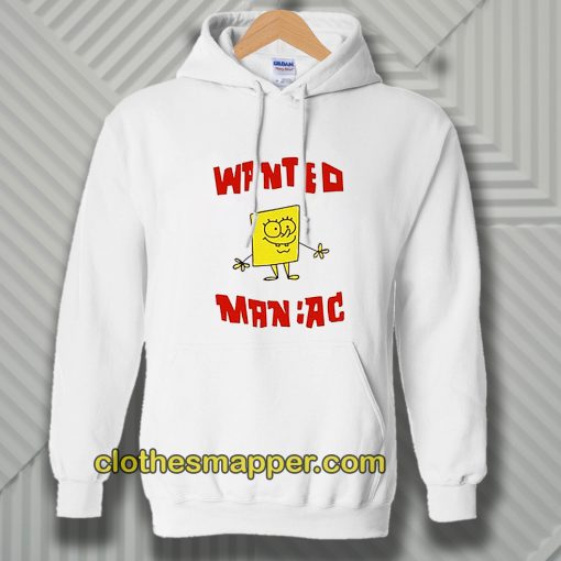 Wanted Maniac SpongeBob Hoodie