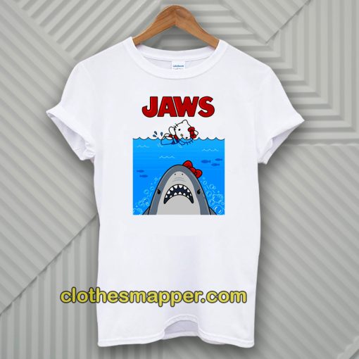 jaws hello kitty t shirt