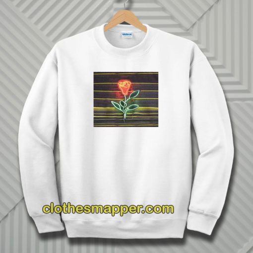 louis tomlinson neon rose Sweatshirt