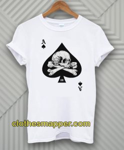 Ace of Spades Skull Poker Tee