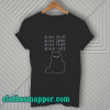 Black Shirt Jeans Shoes Cats T-Shirt