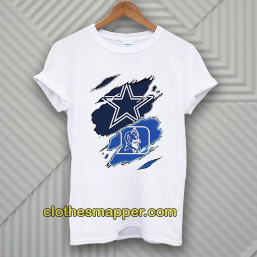 Dallas Cowboys And Duke Blue Devils T-Shirt