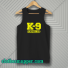 Dog Handler Logo K9 Tank Top