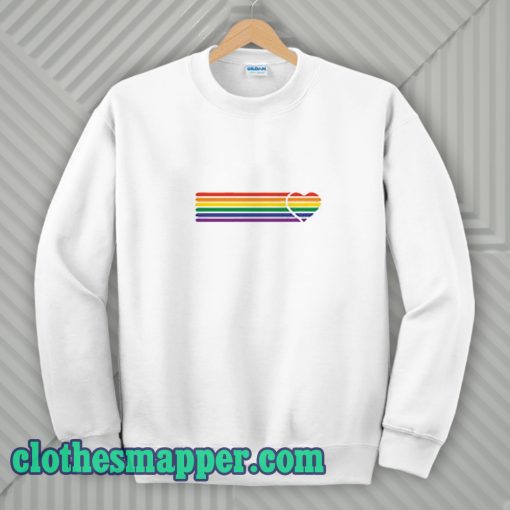 Gay Pride Rainbow Colour Sweatshirt