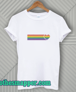 Gay Pride Rainbow Colour T-Shirt