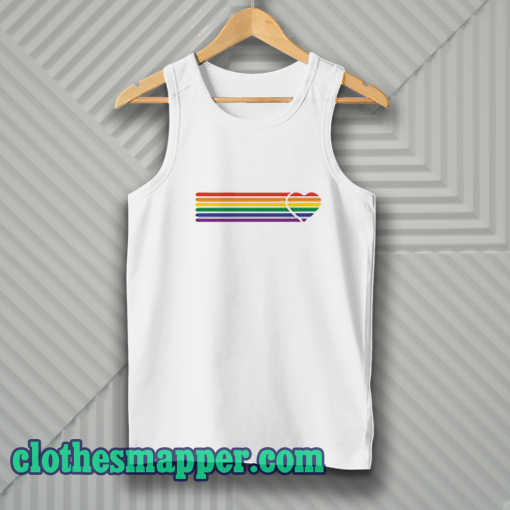 Gay Pride Rainbow Colour Tank Top