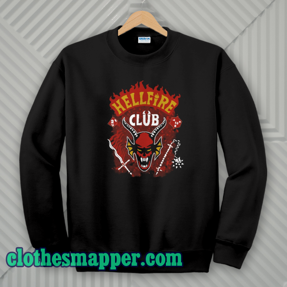 Hellfire Club Starnger Things Sweatshirt