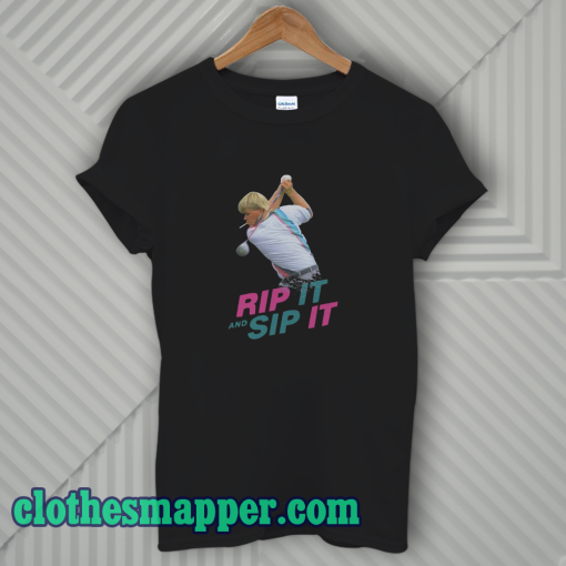 John Daly Rip It And Sip It T-Shirt