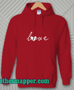 Mickey Mouse Love Hoodie