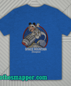 Space Mountain Mickey Mouse T-Shirt