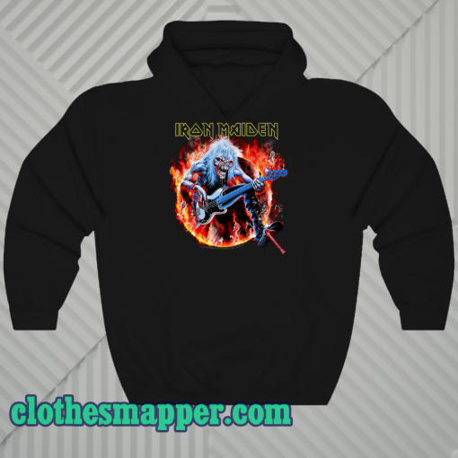 Eddie Bass Iron Maiden Hoodie