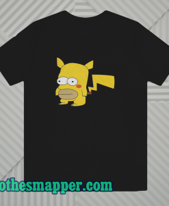 Homer Pikachu Funny T-Shirt