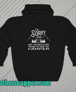 I’m Sorry For What I Said When Park The Camper Unisex Hoodie