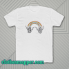 Louis Tomlinson Rainbow Skeleton Hands T-Shirt