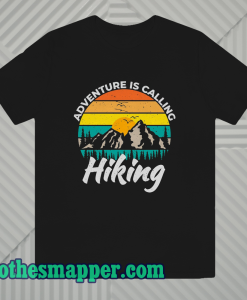 Adventure calling hiking tshirt