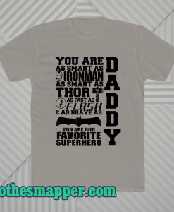 Daddy Superhero T-Shirts