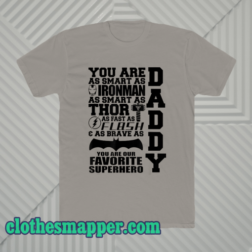 Daddy Superhero T-Shirts