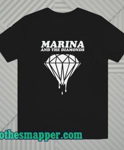 Marina and the diamonds tshirt black