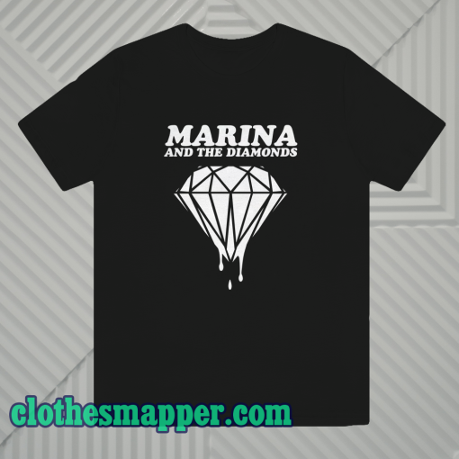 Marina and the diamonds tshirt black