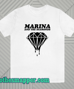 Marina and the diamonds tshirt white