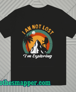 Summer vintage hiking tshirt