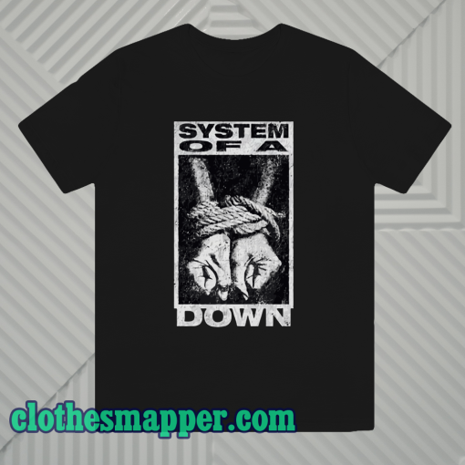 System of a down tied hands tshirt