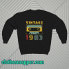 1983 Birthday Retro Vintage Sweatshirt