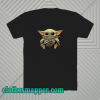 Baby Yoda Hug Flute t shirt