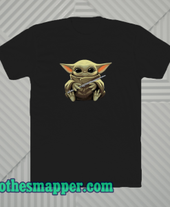 Baby Yoda Hug Flute t shirt