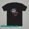 Crown birthday girl t-shirt