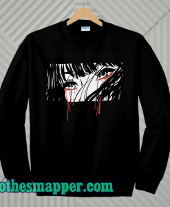 Crying Girl Manga Sweatshirt